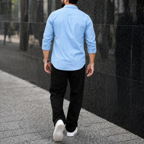 Vayu Men Regular Fit Solid Spread Collar Casual Shirt - Image 5