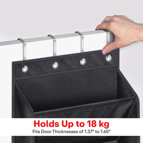 PRIME PICK Plastic Shoe Rack, 6 Shelves, Black, DIY - Image 6
