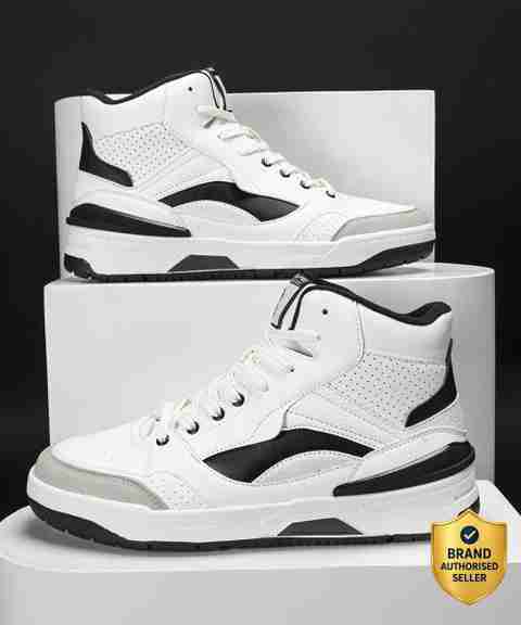 RED TAPE Casual Lifestyle Sneaker Shoes for Men | Soft Cushioned Insole, Slip-Resistance Sneakers For Men (White, Black , 8) - Image 2