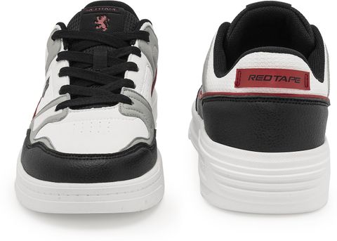 RED TAPE Low Cut Lifestyle Sneakers for Men in Black Red | Lifestyle Sneakers Sneakers For Men (Black , 7) - Image 8