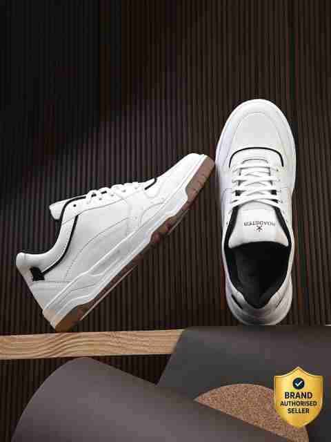 Roadster Men's Cool White Casual Sneakers | Everyday Fashion | Athletic & Comfortable Sneakers For Men (White , 6) - Image 2