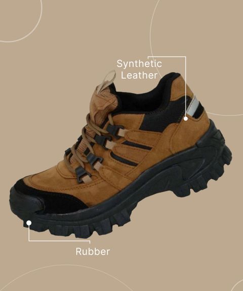 aadi Mesh| Ultralightweight| Premiun| Comfort| Summer Tendy| Outdoor| Boots For Men (Khaki , 9 UK/India) - Image 8
