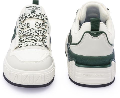 Red Tape Men's Sneakers White Green Size 8 - Image 5