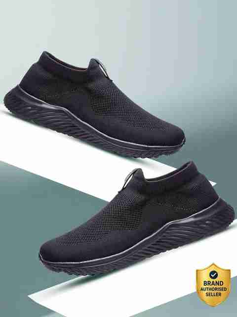 asian Moonwalk-01 Sports,Walking,Gym,Casual Slipon,Stylish Walking Shoes For Men (Black , 6) - Image 5