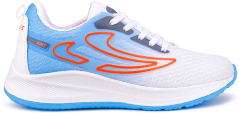 NOBELITE Premium Sports, White Sneakers, Running, Gym, Trending, Stylish Running Shoes For Men (White, Blue , 9) - Image 6