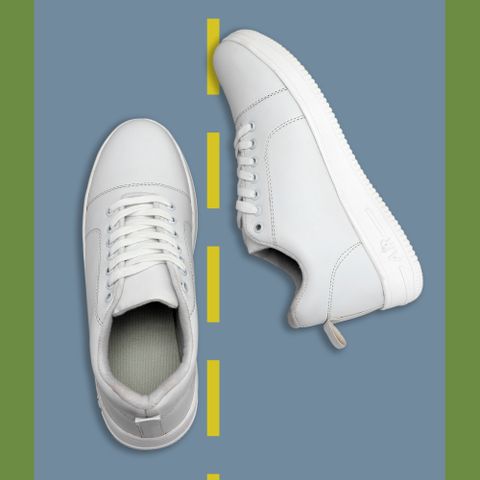 BLANCCY Sneakers For Men (White , 9) - Image 6