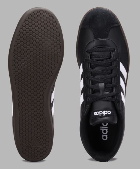 ADIDAS VL COURT BASE IKD Sneakers For Men (Black , 8) - Image 8
