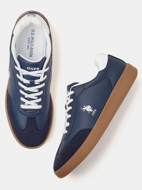U.S. POLO ASSN. Men's Blue Sneakers (Size 8) - Image 5