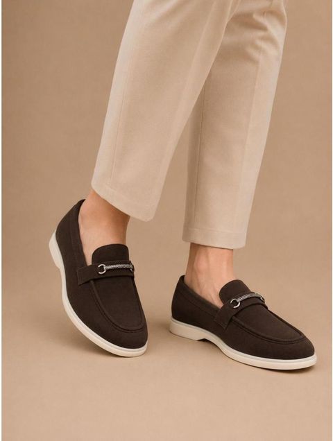 viblush Men's Casual Shoes Brown (UK 7) - Image 4