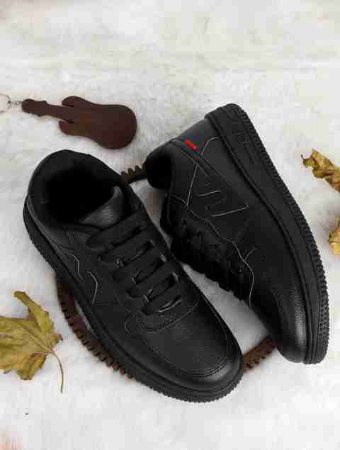 aadi Lightweight Comfort Sneakers for Men (Black, Size 6) - Image 5