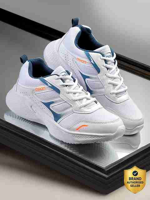 asian TOOFAN-02 Sports, Gym, Training, Running, Trendy Comfortable Shoes For Men Running Shoes For Men (White , 10) - Image 5