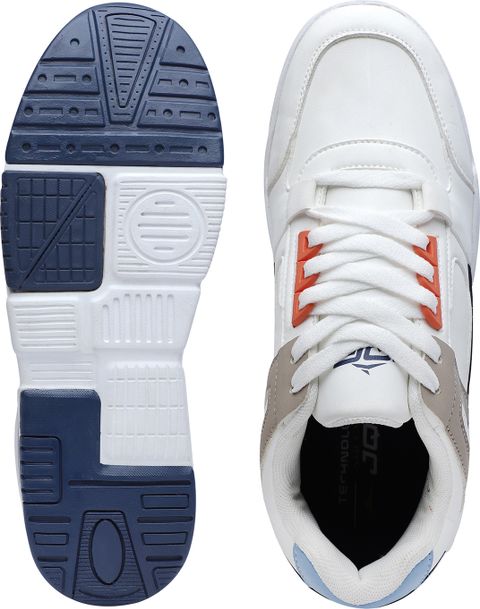 JQR ACCEL Sneakers For Men (White , 8) - Image 8