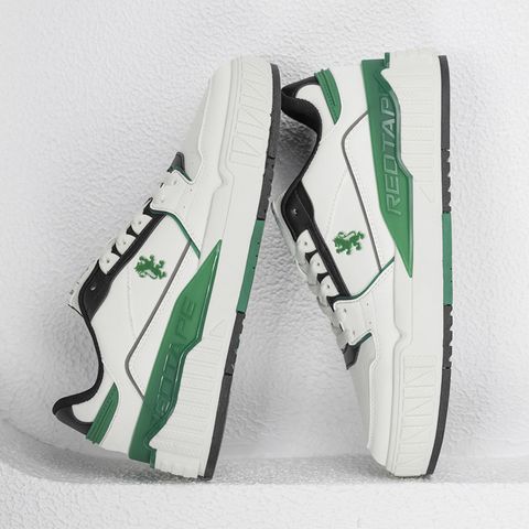 RED TAPE White Sneakers for Men (Black, Green, 8) - Image 7