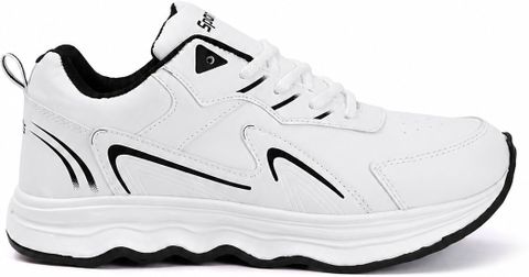 CLYMB Men's White Running Shoes (Size 10) - Image 7