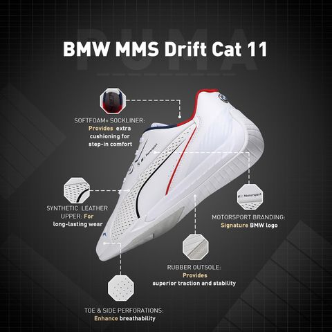 PUMA BMW M Motorsport Drift Cat 11 Sneakers For Men - Buy PUMA BMW