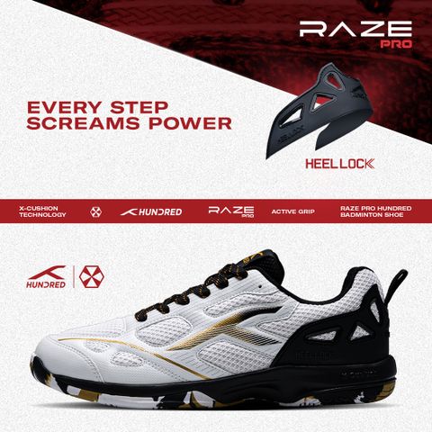 Hundred Raze Pro Badminton Shoes For Unisex (Multicolor , 9) - Image 8