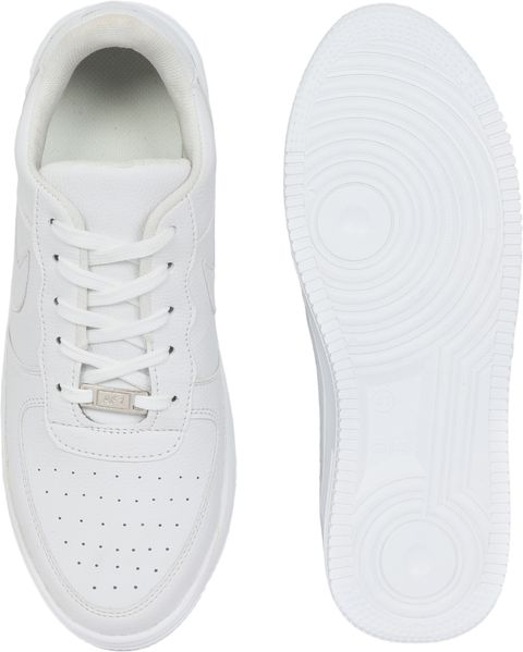 Armanecommers Men white sneaker shoe Casuals For Unisex (White , 9) - Image 4