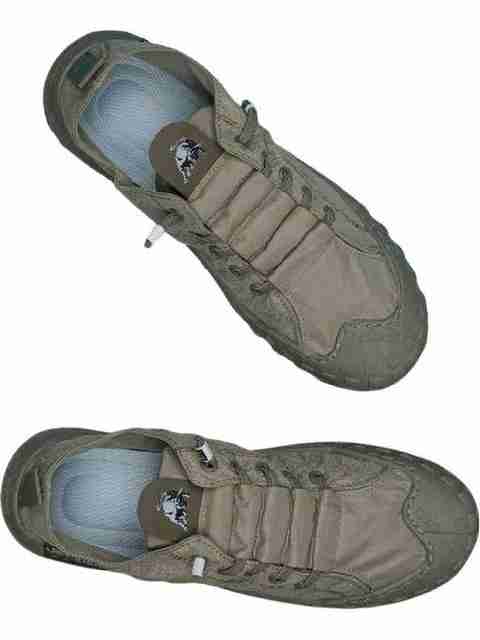 glemia Crocodile Pattern Men's Leisure Sneakers (Green, UK 7) - Image 5