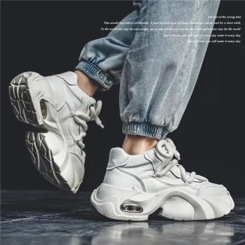 GANARRUK Trending Llifestyle Casual Shoes Sneakers For Men Sneakers For Men (White , 9) - Image 3