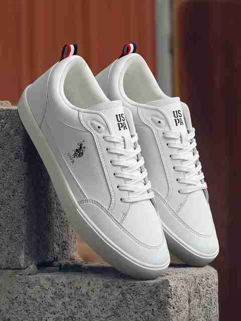 U.S. POLO ASSN. LUCIAN 2.0 Sneakers for Men (White, 10) - Image 4
