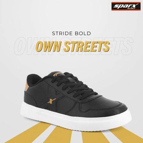 Sparx SM 9065 | Stylish, Comfortable | Sneakers For Men (Black, Gold , 9) - Image 7