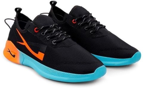JK PORT Men's Black Running Shoes - Image 7