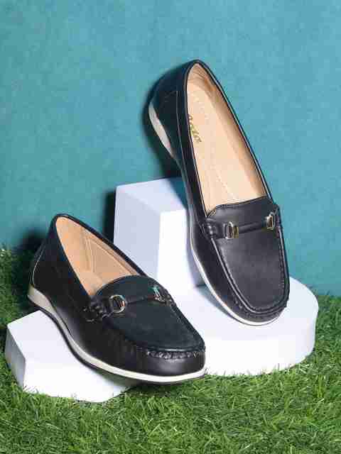 Bata GLORIA LOAFER Loafers For Women (Black , 8) - Image 5