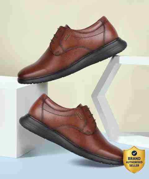 RED CHIEF RC3978LR Derby Men Tan Size 7 - Image 5