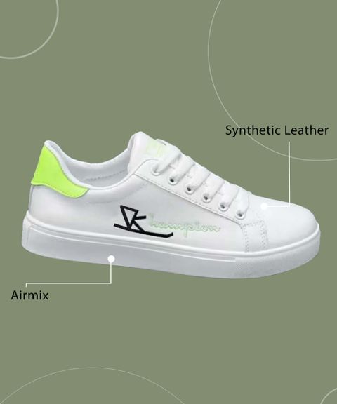 aadi Ultralightweight | Comfortable | Breathable Walking | Outdoor | Daily Use Sneakers For Men (White, Green , 7) - Image 7