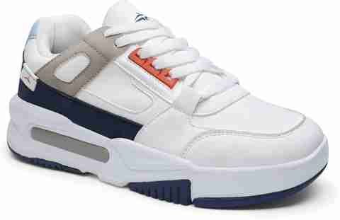 JQR ACCEL Sneakers For Men (White , 8) - Image 5