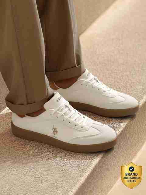U.S. POLO ASSN. Sneakers For Men (Beige , 11) - Image 5