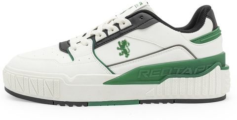 RED TAPE White Sneakers for Men (Black, Green, 8) - Image 4