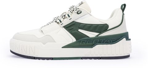 Red Tape Men's Sneakers White Green Size 8 - Image 4