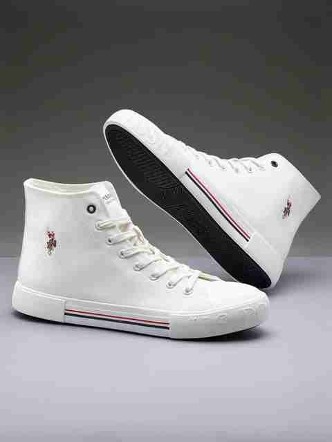 U.S. POLO ASSN. VLAIR 2.0 Sneakers, Off White, Size 10 - Image 5