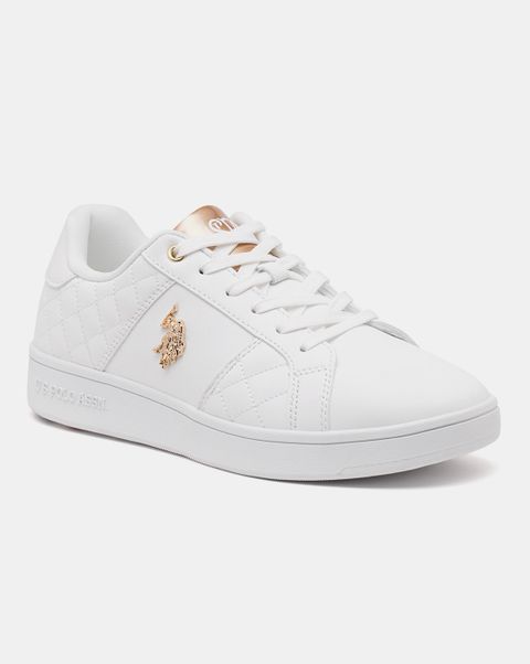 U.S. POLO ASSN. SIMONE Sneakers for Men (Off White, Size 3) - Image 7