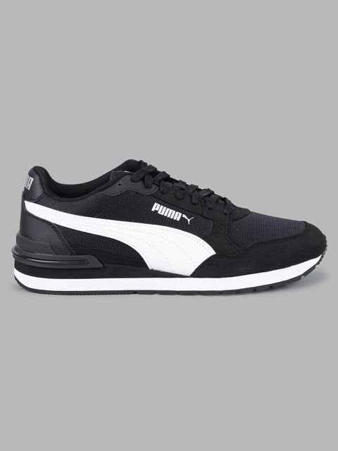 PUMA ST Runner v4 Mesh Sneakers For Men (Black , 10) - Image 8
