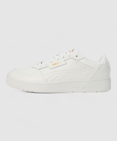 PUMA Court Classic Lux Sneakers, White, Size 11 - Image 7