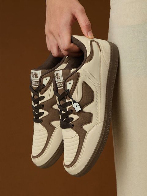 The Souled Store Sneakers For Women (Beige , 5) - Image 6