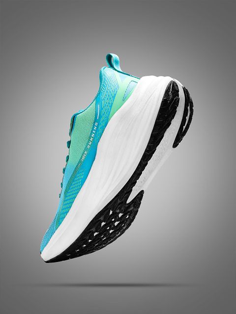 HRX by Hrithik Roshan Sneakers for Men, Blue/Green, Size 8 - Image 6