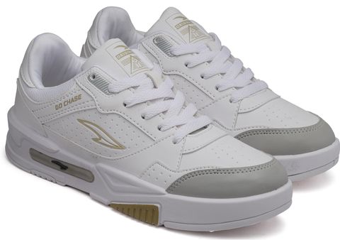 Asian Mexico-01 Chunky Sneakers for Men (White, Grey, UK 9) - Image 5