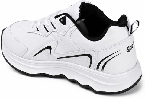 CLYMB Men's White Running Shoes (Size 10) - Image 8