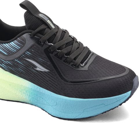 asian Hypercushion Carbon-15 Sports Shoes for Men Carbon Plate Technology for Running Running Shoes For Men (Black, Green , 9) - Image 6