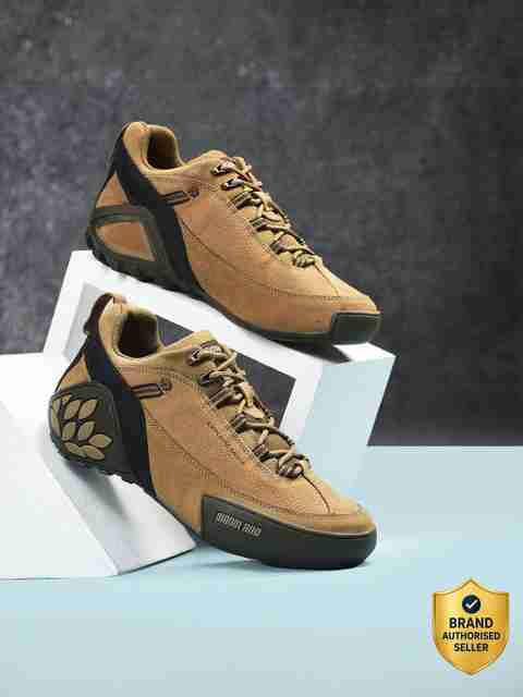 WOODLAND Lace Up Lightweight Breathable Comfortable Daily Use Casuals For Men (Camel , 6) - Image 5
