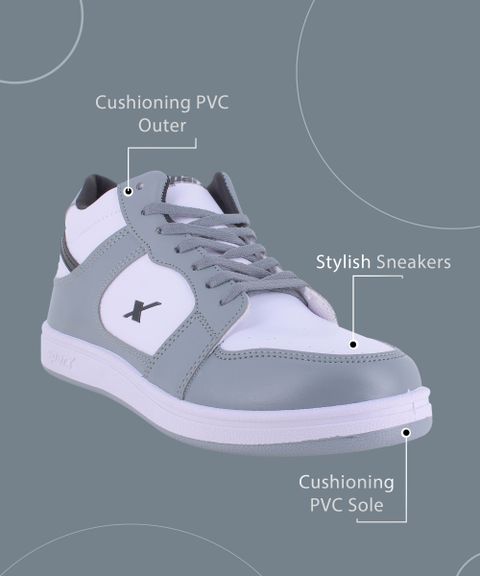 Sparx SM 737 | Stylish, Comfortable | Sneakers For Men (Grey , 6) - Image 7