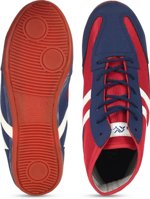 NAYV Kabaddi Shoes for Men (Navy, Red, Size 10) - Image 7