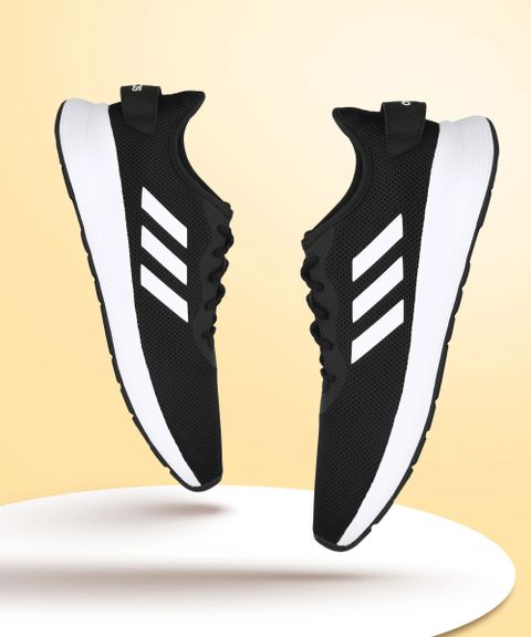 ADIDAS Fluo M Running Shoes For Men (Black , 10) - Image 7