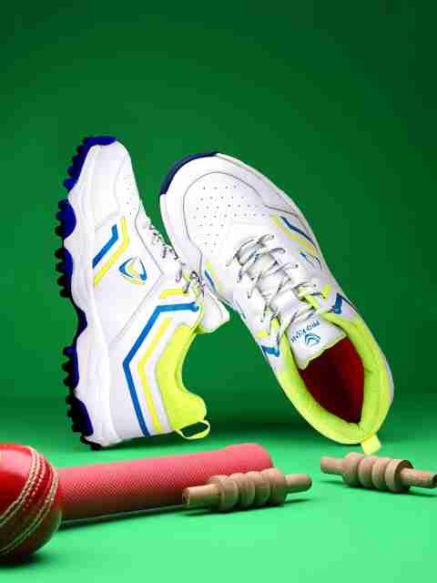PRO KVH Men's Cricket Shoes White Green Size 8 - Image 5