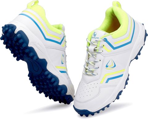 PRO KVH Men's Cricket Shoes White Green Size 8 - Image 8