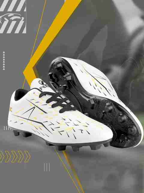 FEROC Wild FIRE Men's Football Shoes, White, Size 9 - Image 5