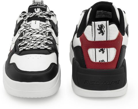 RED TAPE Lifestyle Sneaker Shoes for Men | Elegantly Rounded Front, Soothing Insole Sneakers For Men (White, Red , 9) - Image 8